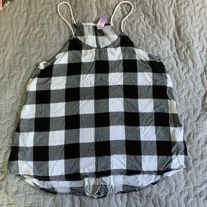 “Bungee cord” tank top